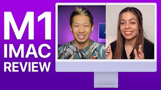 M1 iMac Dual Review w Krystal Lora  3 Weeks Later [upl. by Eisoj]