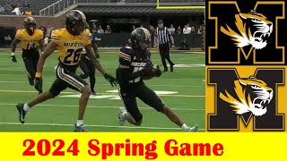 Team Gold vs Team Black 2024 Missouri Football Spring Game Highlights [upl. by Ilka]