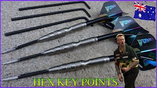 I Made SIMON WHITLOCK Hex Key Darts Points [upl. by Neyut]