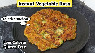 Instant Dosa for weight loss  Breakfast recipe for weight loss  Breakfast recipe for weight loss [upl. by Brenton]