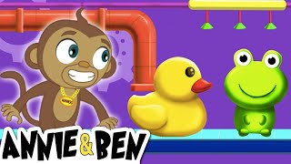 Learn Colors With Animals Toys  The Toy Factory  Educational Videos For Kids  Annie And Ben [upl. by Iand230]