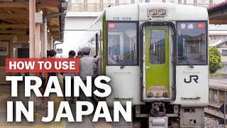 How to Use Trains in Japan  japanguidecom [upl. by Sukramed680]