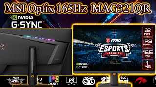 My New Favorite 1440p Monitor 165hz  MSI Optix MAG321QR unboxing [upl. by Netsirhk]