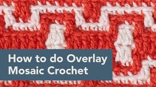 Beginners guide to Overlay Mosaic Crochet [upl. by Megdal]