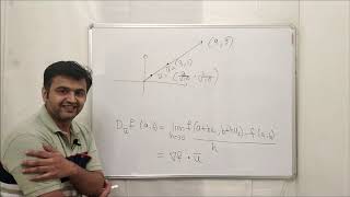 Session 8 Notion of Directional derivatives and its properties followed by examples [upl. by Furlong]