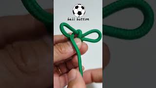 Diy  How to tie ballshaped shoe laces shorts [upl. by Ephrayim]