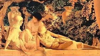 Art by Maxfield Parrish 18701966  quotMiragequot by Omar Akram [upl. by Nhaj]