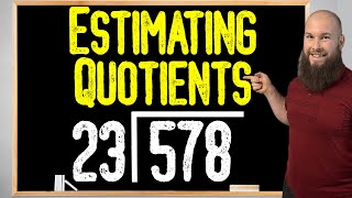 How To Estimate The Quotient  Estimating Quotients [upl. by Wertz211]