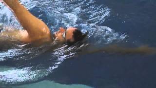 Backstroke Swimming technique  breathing [upl. by Hughmanick]