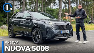 Peugeot 5008 2024 🇫🇷 La PROVA del SUV a 7 posti [upl. by Prader712]