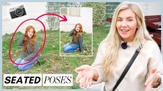 The Best Sitting Poses for Girls  Senior Photography Posing Tutorial [upl. by Christabel]