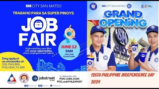 SM San Mateo Job Fair 2024 amp Miguelitos Ice Cream Grand Opening [upl. by Abad105]