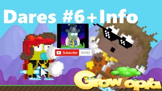 Growtopia Dares 6  Info ft Cocomonkey GT [upl. by Mansoor]