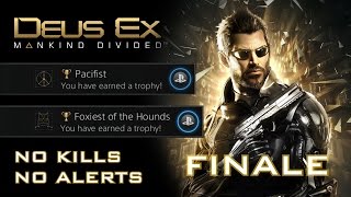 Deus Ex Mankind Divided  NO KILLS NO ALERTS SPEEDRUN PACIFIST  FOXIEST OF THE HOUNDS 1111 [upl. by Elleahcim]