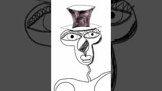 Face 17 time lapse drawing adobefresco art tophat [upl. by Okihcim]