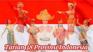 Tarian medley Nusantara 38 Provinsi Indonesia [upl. by Ecam540]