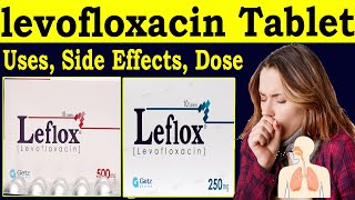 Levofloxacin tablets 500 mg Urdu  Hindi  leflox tablet 250 mg 500 mg  Leflox 500 mg uses Dose [upl. by Rossy]