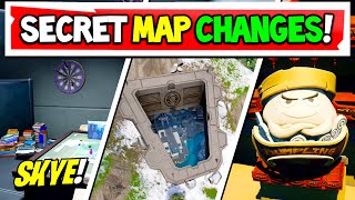 Fortnite Chapter 3 SECRET MAP CHANGES quotCovert Cavern Updatequot [upl. by Janey]