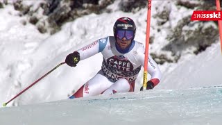 Beat Feuz  Lauberhorn Sieger 2020  Highlights [upl. by Ahsert]