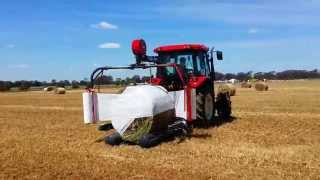 Livemac Bale Wrapper LW9002AR  Elmore Field Days [upl. by Meador]