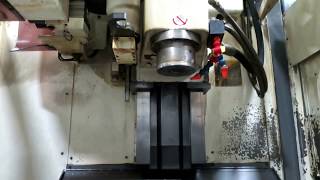 KITAMURA MYCENTER 1 APC CNC VERTICAL MACHINING CENTER WITH HIGH SPEED AUTOMATIC PALLET CHANGER [upl. by Laurena]