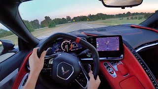 2020 Chevrolet Corvette C8 Stingray Coupe  POV First Impressions [upl. by Nemra863]