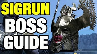 How to Beat SIGRUN the Valkyrie Queen Boss  God of War Hard Difficulty BOSS GUIDE [upl. by Pauli626]