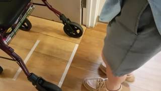 Parkinsons Disease Cueing ambulation improved walking [upl. by Hoppe]