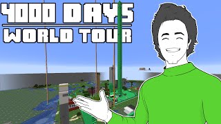 4000 Days  Hardcore Minecraft WORLD TOUR [upl. by Yllet114]