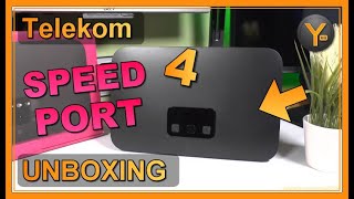 UnboxingFirst Look Telekom Speedport Smart 4 Dual Band WLAN DSL Router [upl. by Naimed]