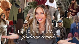 TOP 10 AUTUMN FASHION TRENDS 2024  wearable trends for fall [upl. by Ajim]