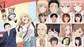 My Dress Up Darling voice actors  その着せ替え人形は恋をする声優 [upl. by Aihpos]