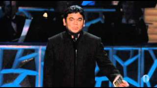 AR Rahman Winning Original Score  81st Oscars 2009 [upl. by Nolat]