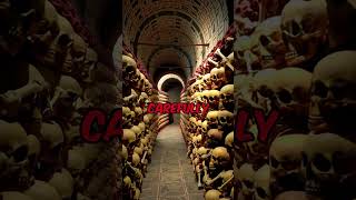 The Catacombs spooky facts paris france funfacts informationalfacts parisfacts francefacts [upl. by Dorej]