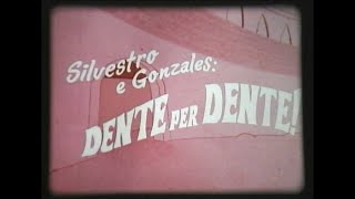 Trailer di quotSilvestro e Gonzales dente per dentequot  film di montaggio copia in 16mm [upl. by Isleen]