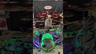 3 Drummers 3 kits 🔥 rldrums drums drummerometecymbals acrylicdrums  trending [upl. by Tekla]