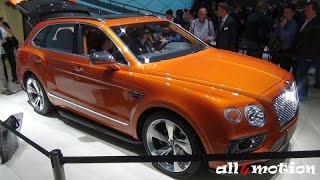 Bentley Bentayga W12 Twin Turbo  IAA 2015 [upl. by Faustine]