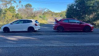 EP3 vs FN2 COMPARISON Which Civic Type R Is Best [upl. by Randie]