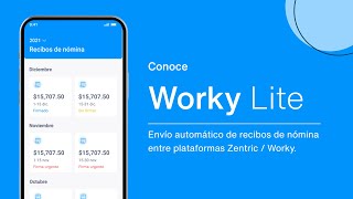 Envío automático de recibos de nómina con Worky Lite [upl. by Llenyt]