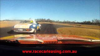 Incar with Gary Bonwick Round 3 of the Ironfarmers HQ Championship Qld Raceway July 910 2011 [upl. by Torrlow]