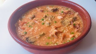 Arroz meloso de sepia con Monsieur Cuisine [upl. by Niessuh307]