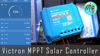 Victron MPPT ☀️Solar Controller ☀️with Bluetooth 📲 Installation amp Review [upl. by Atekihc]