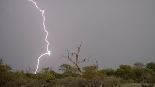 Amazing lightning bolts and thunder storm in Southern Africa [upl. by Yellac]