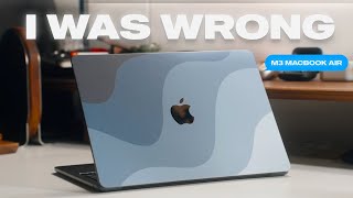 Why the M3 MacBook Air is PERFECT [upl. by Bara]