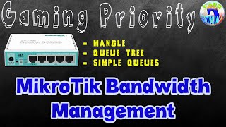 MikroTik Bandwidth Management with Gaming Priority  Mangle  Queue Tree  Simple Queues  Tagalog [upl. by Ybot7]