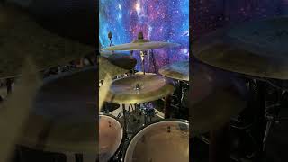 Zildjian large stack demo 18” oriental over 19” K custom China china stack zildjian drums [upl. by Marna934]