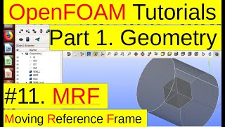 OpenFOAM Tutorials MRF part1 geometry 11 [upl. by Farmann]