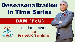 Deseasonalization in Time series [upl. by Rich]