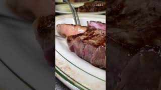 Making Peter Luger Steak Houses legendary steak — ASMR version 💆 ASMR cooking nyc [upl. by Dniren]