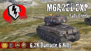 M6A2E1 EXP  62K Damage 6 Kills  WoT Blitz Replays [upl. by Miriam559]